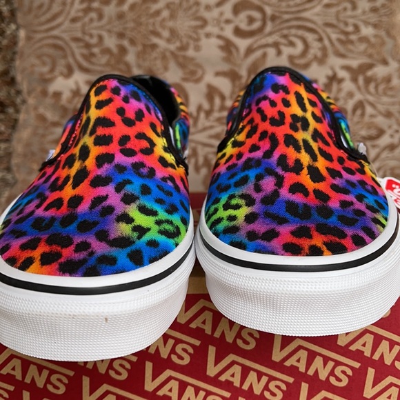 Vans Classic Slip On Rainbow/spot/leopard WMNS - Picture 13 of 16